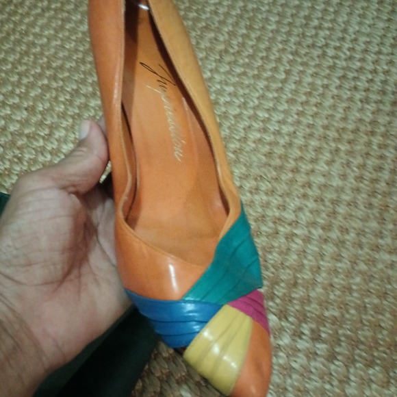 Shoes.1980 leather 3 color shoes - Picture 8 of 8